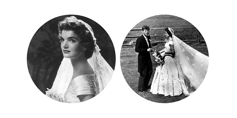 Jacqueline Bouvier and John F. Kennedy